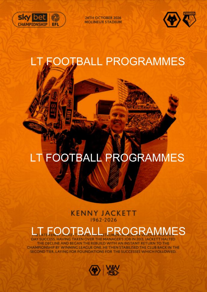 WOLVES v WATFORD 2026/27